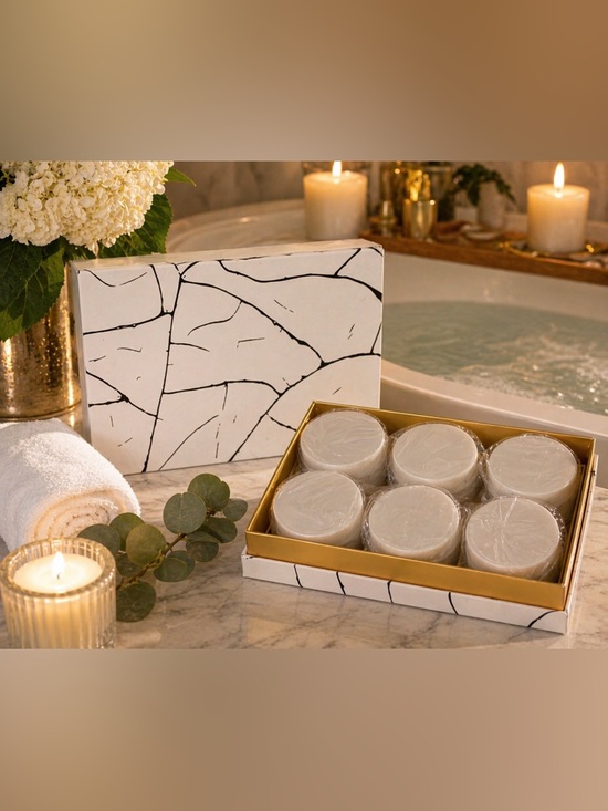 Lovery Other - Lovery Marble Epsom Salt Gift Set Spa Bath Salts Essential Oils Vegan 6pc
